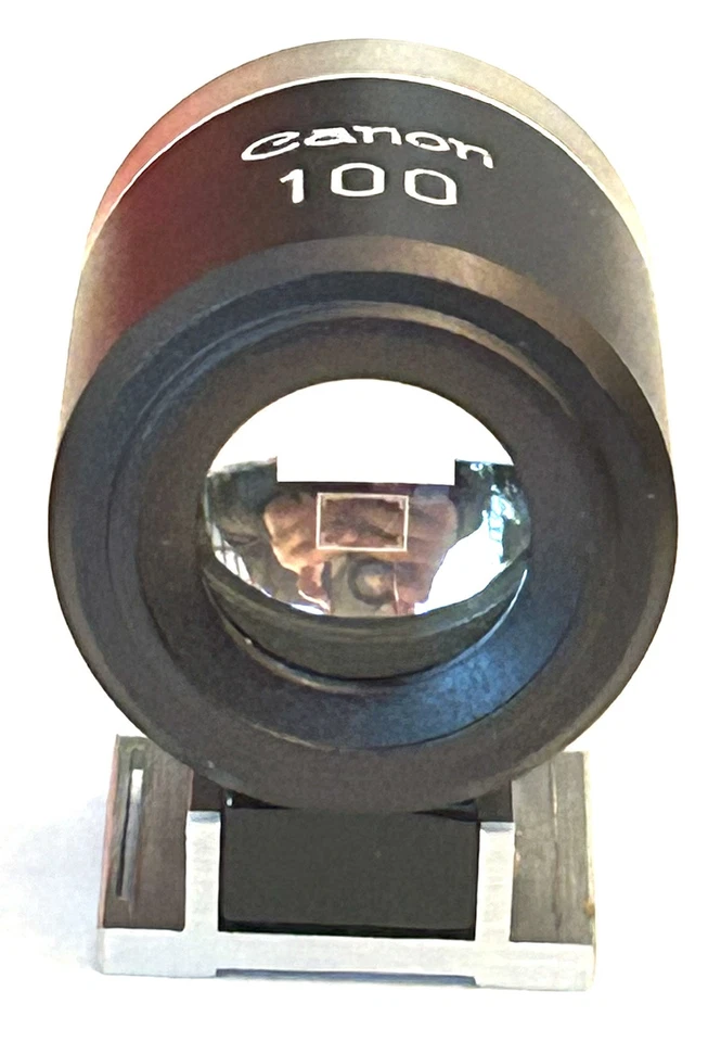 Canon 100mm Bright Line Viewfinder Light Used Perfect  Optic - Image 4 of 4