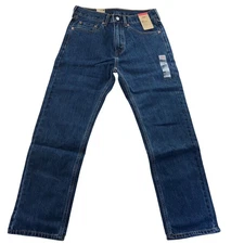 NWT Levi's Men's Jeans Suze 32x30 505 Regular Straight Leg Blue Denim Casual