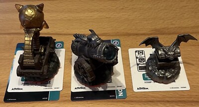 Skylanders Giants 3x Item Lot + 3Sticker  + 2 Setkarten Platinum Chest