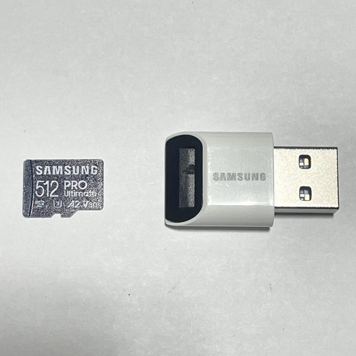 Saumsung PRO Ultimate 512GB microSDXC with USB 3.0 Reader MB-MY512SB/AM - Picture 1 of 2