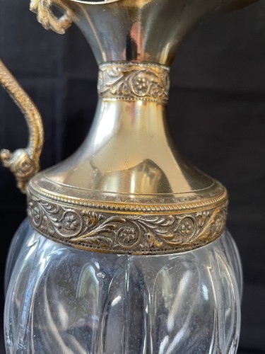 Carafe - Distillerie à boutons - Bologne Italie - G. Galbiati - Plaqué argent - - Photo 8 sur 8