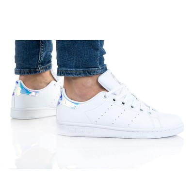 Adidas Stan Smith Jr FX7521 shoes white orange | eBay