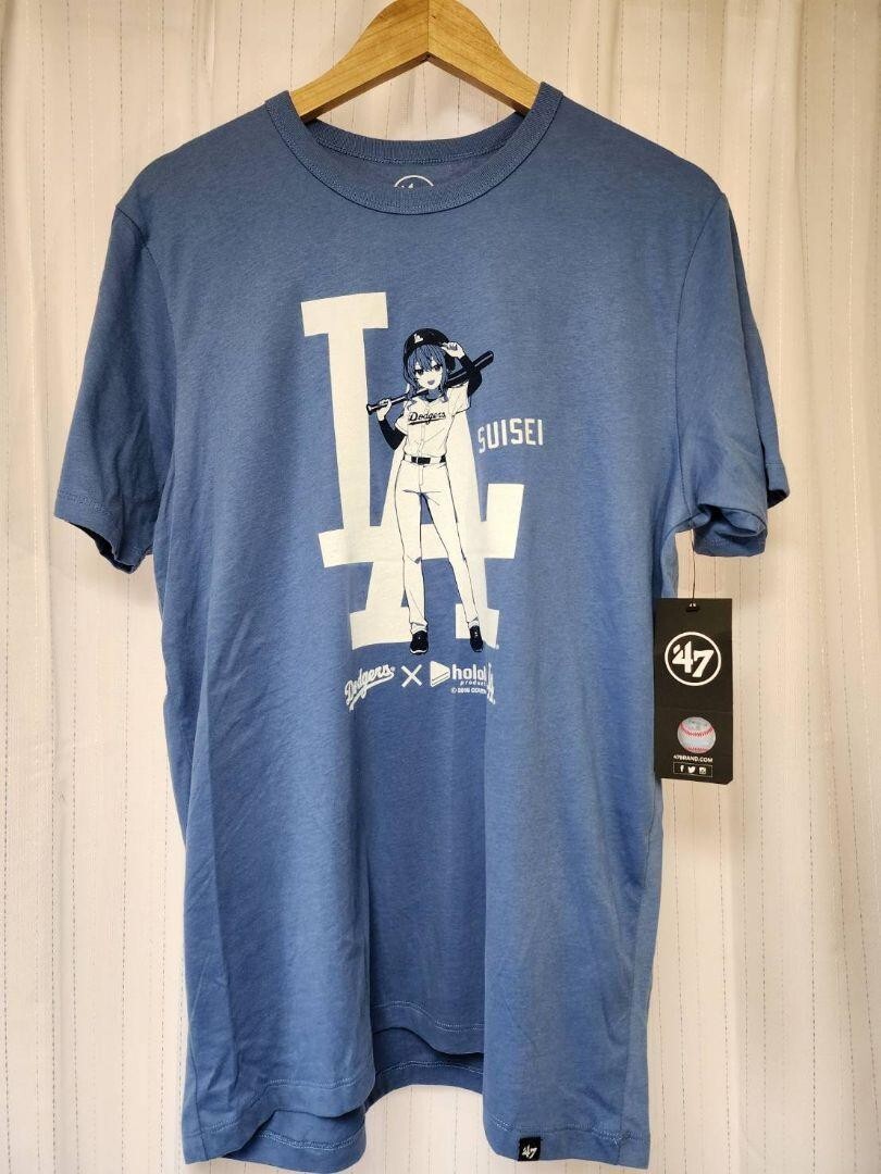 Dodgers x Hololive Hoshimachi Suisei VTuber Baseball Shirt Size M New