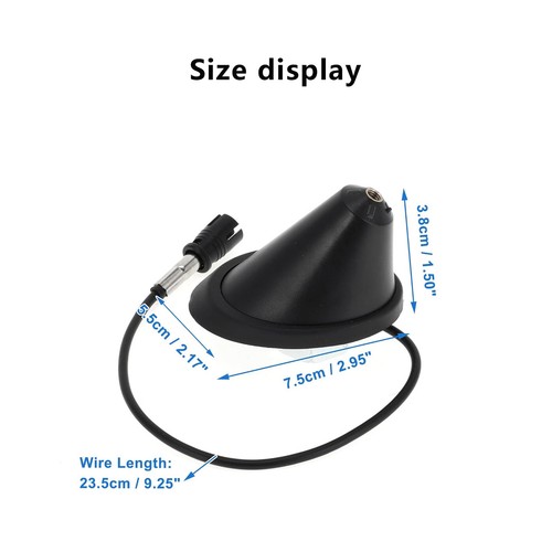 Antena base aérea techo para Fiat Grande Punto Evo 500 Panda Bravo Stil 5207609j - Imagen 7 de 14