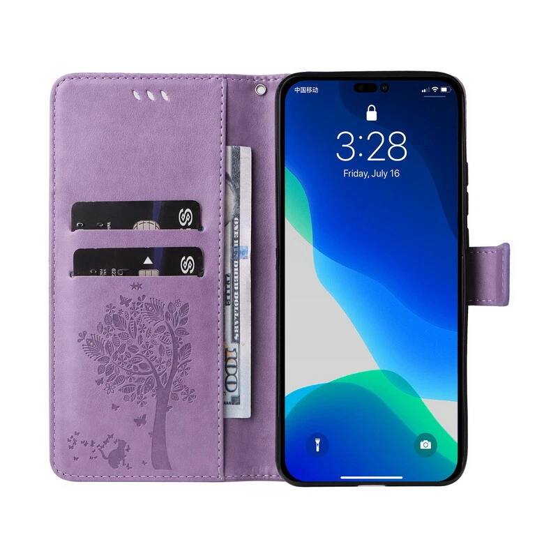 For iPhone 17 16 15 14 13 Pro Max 12 11 XS 8 Leather Card Wallet Flip Case Cover - Image 3 of 4