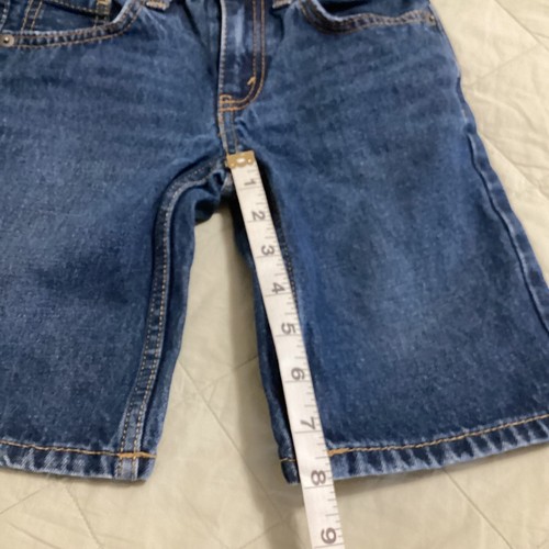 Levis Shorts Youth 6 Regular 505 Bermuda Jean Denim Adjustable Waist - Picture 8 of 10