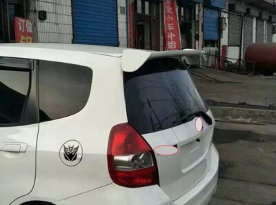 ABS Spoiler Wing Factory Style for 2002-2013 Honda Fit Jazz Hatchback Unpainted