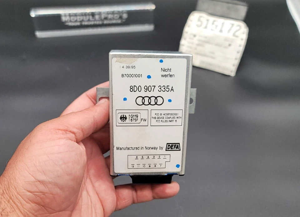 Audi A4 1996 módulo de entrada sin llave/computadora OEM listo para instalar Foto 2 de 4