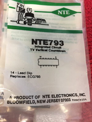 NTE 793 INTEGRATED CIRCUIT TV VERTICAL COUNTDOWN