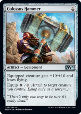 [1x] Colossus Hammer Near Mint, English Core Set 2020 MTG Magic