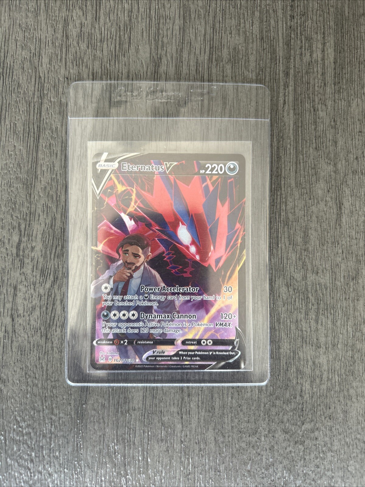 Pokemon Eternatus V TG21/TG30 Lost Origin Sword & Shield Trainer Gallery