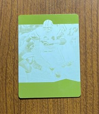2017 Plates & Patches Football John Riggins Yellow Printing Plate 1/1