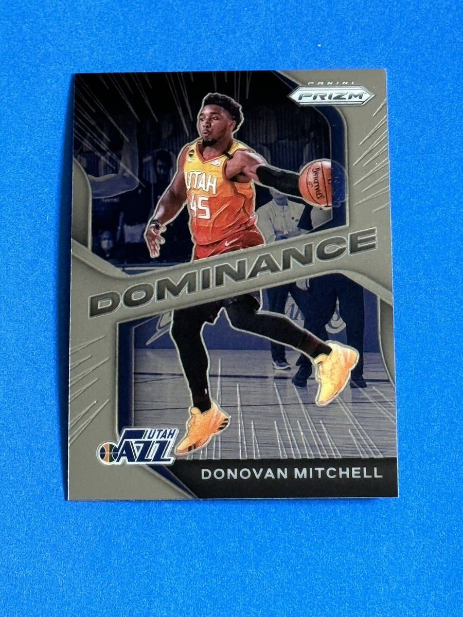 2020-21 Panini Prizm Donovan Mitchell Dominance #6 Utah Jazz
