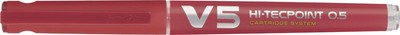 PILOT Tintenroller V5 Hi-Tecpoint nachfüllbar rot