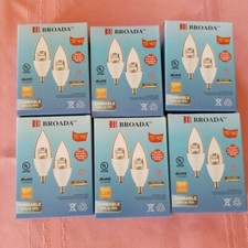 LED Bulbs 12 Pack Dimmable 3000K C12 3W 250 Lumens Candelabra Warm White Color