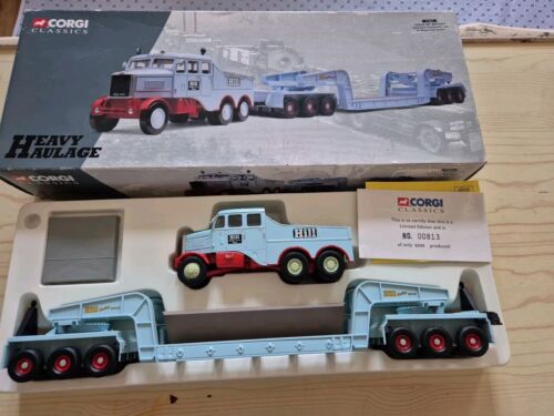 CORGI CLASSICS 1:50 SCAMMELL CONSTRUCTOR & LOW LOADER HILLS OF BOTLEY 17601