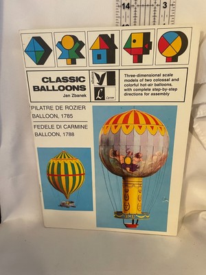 1972 albatros lyceum Classic Balloons  3D Scale Model  Book