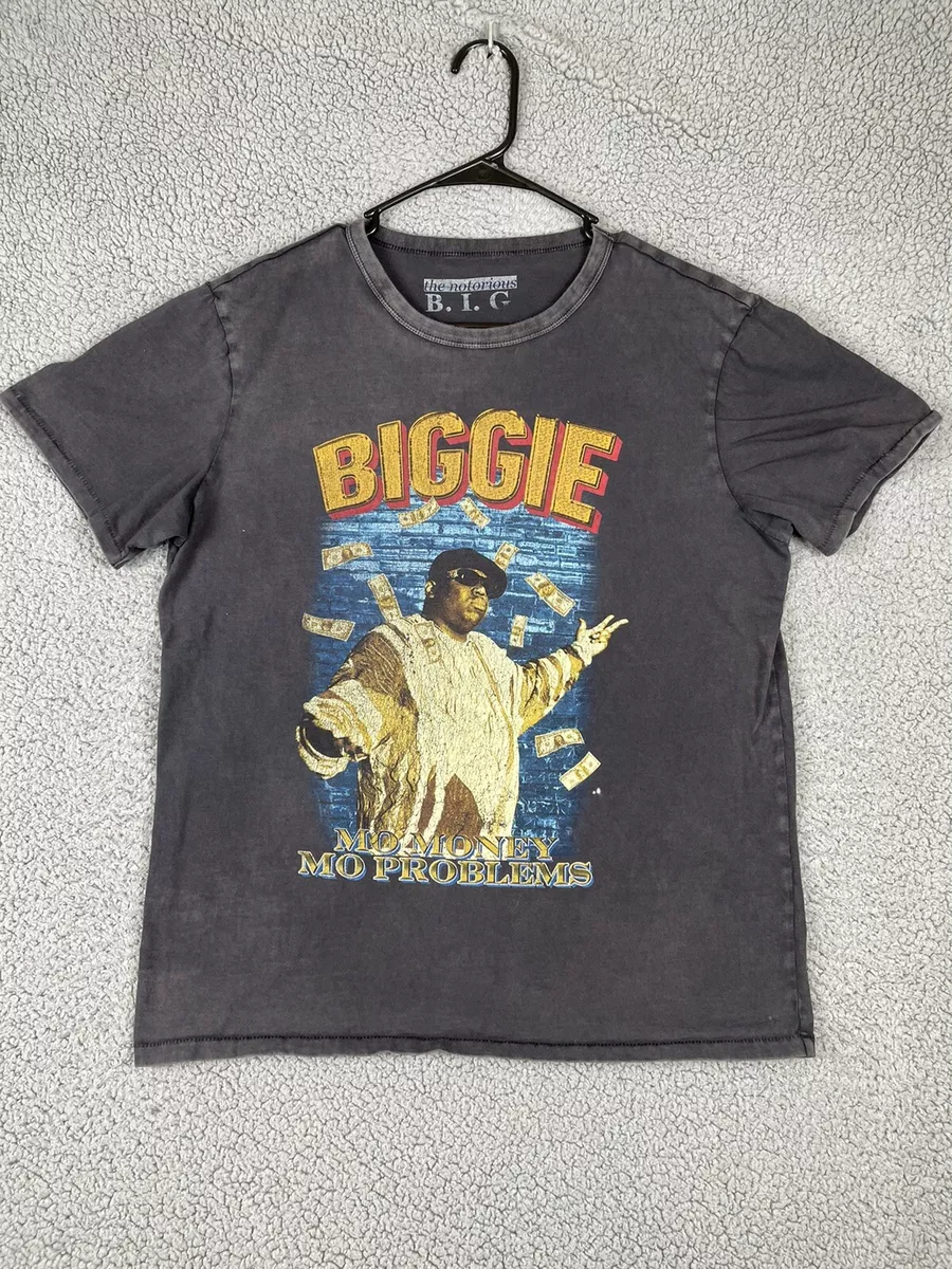 Notorious BIG Shirt Men's Large Black Biggie Rap Tee MODERN Hip
