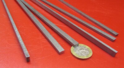 Barres Acier 1018 - 1/8" X 1/8" X 24" - Lot De 6 Pièces - Neuf USA