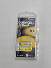 QTY 112 Duracell ACTIVAIR 10 Hearing Aid Battery 1.45V Air High Stable