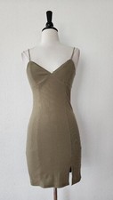 Urban Outfitters Dress New Size Small Olive Green Bodycon ribbed Crochet Chic