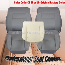 For Ford F-150 Lariat 2004-2008 Front Seat Cover Gray #CE / Driver Foam Cushion