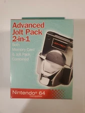 Vintage JOYTECH Advanced Jolt Pack 2-in-1. Compatible with Nintendo 64
