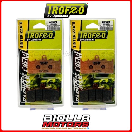 KIT PASTIGLIE FRENO TROFEO BMW K 1600 GTL EXCLUSIVE 1600 2017 ANTERIORE 2x430328 - 第 1/5 張圖片