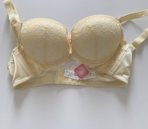 Avon dicker gepolsterter BH hellgelb Farbe neu mit Etikett Größe 34A/75A
