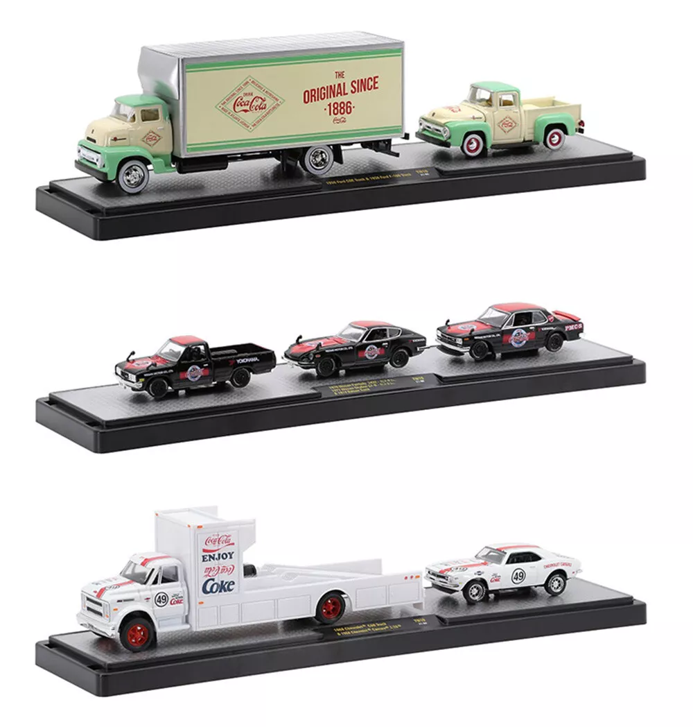 1:64 M2 COCA COLA AUTO TOW HAULERS TW01 - Miniaturas colecionáveis para a  sua loja