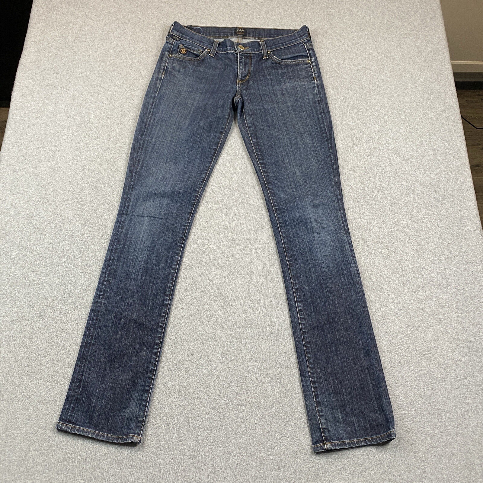 Citizens of Humanity Women’s Low Rise Skinny Jeans Size 27 30x33 Blue Denim Made in USA