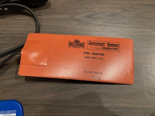 Zerostart Temro Wolverine 3400100 Silicone Pad Heater 120 Volts 250 Watts - Picture 2 of 3