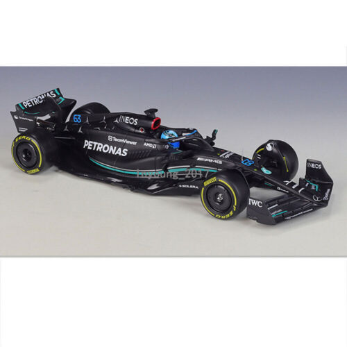 1:24 2023 F1 W14 E Performance #63 George Russell Racing Car Diecast Model Car