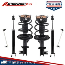 6PCS Front Rear Struts w/ Coil Springs & Sway Bar Links For 13-18 Nissan Altima