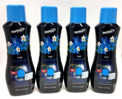 4x CRYSTAL FRESH LINEN LAUNDRY FRAGANCE ENHANCER IN WASH SCENT BOOSTER 12 OzEa