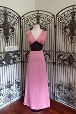 727 DESSY 2739 SZ 10 CARNATION PINK PROM FORMAL GOWN DRESS