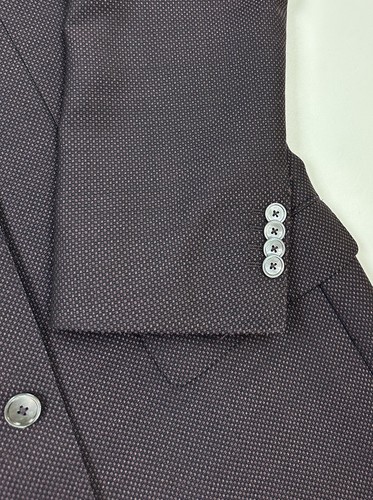 #345 Hugo Boss Hutsons4 Slim-Fit Virgin Wool Sports Jacket Size 42 L $645 RETAIL - Picture 5 of 9