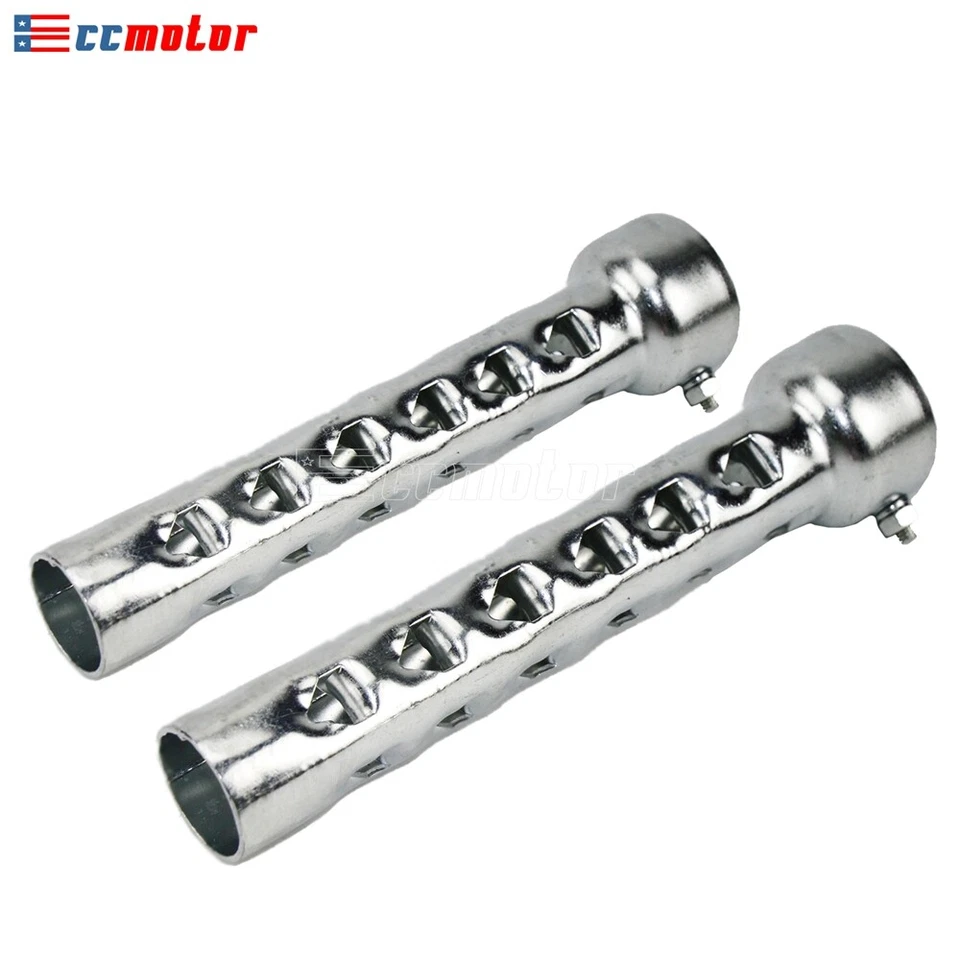 Silenciador de escape 2 piezas DB Killer Inserto Deflector Silenciador extraíble Deslizable 51 mm/2" Foto 4 de 4