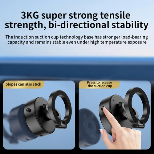 2025 New Electric Vacuum Magnetic Suction Car Phone Mount 360° Rotation Holder - Picture 4 of 22