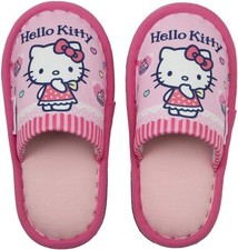 Sanrio HELLO KITTY pink kid's/child's/girl's slippers rom Japan NEW 