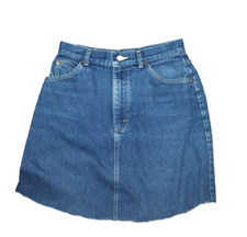 Vintage Preowned LL Bean Blue Jean Skirt Size 8 Womens