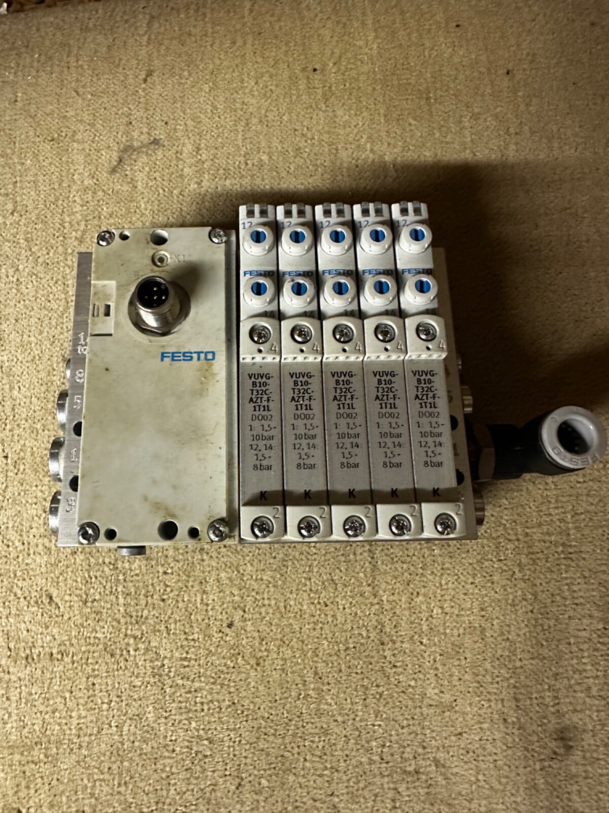 Festo Valve Manifold - PN: 573606 VTUG-10-MSDR-B1TZ-25V20-T38A-UB ...