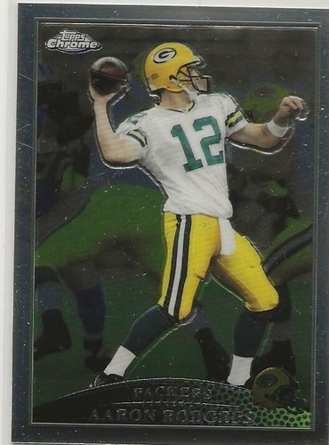 Topps 2009 base cromada #TC75 y refractor #TC75 AaRON RODGERS (NM-MT A NUEVO) - Imagen 4 de 5