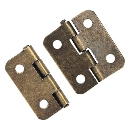 50 Stück Mini Scharniere für Holzkiste Schmucktruhe Schatulle DIY Basteln Zubehör - Bild 4 von 7