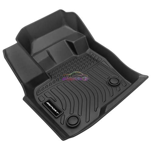 Fits For 15-24 Ford Edge 3D Molded Black Floor Mat Carpet TPE 3PC w/ Sport - Picture 5 of 7