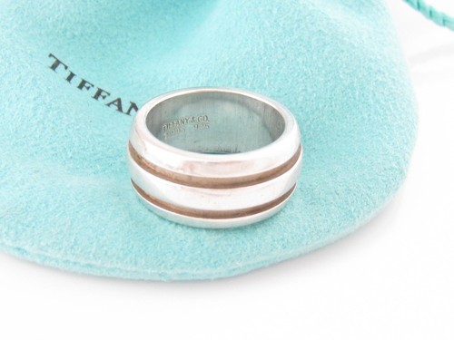 Silver Wide Atlas Groove Ring Size 