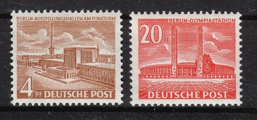 BERLIN Nr. 112-113 ** postfrisch, Bauten 1953