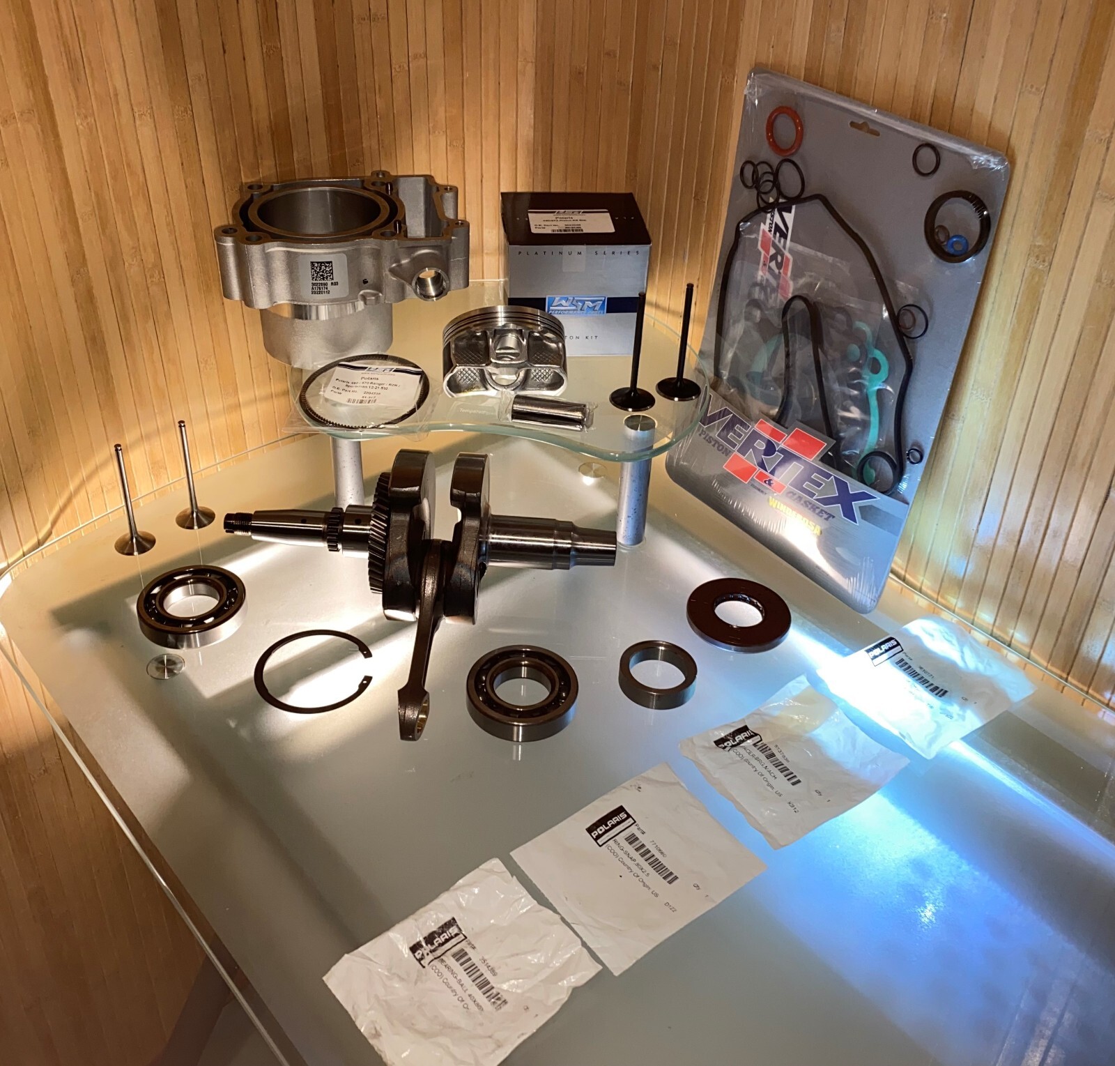 201217 POLARIS RANGER/RZR 570 ENGINE REBUILD Kit/Cylinder Crank+ValVES+Bearings eBay