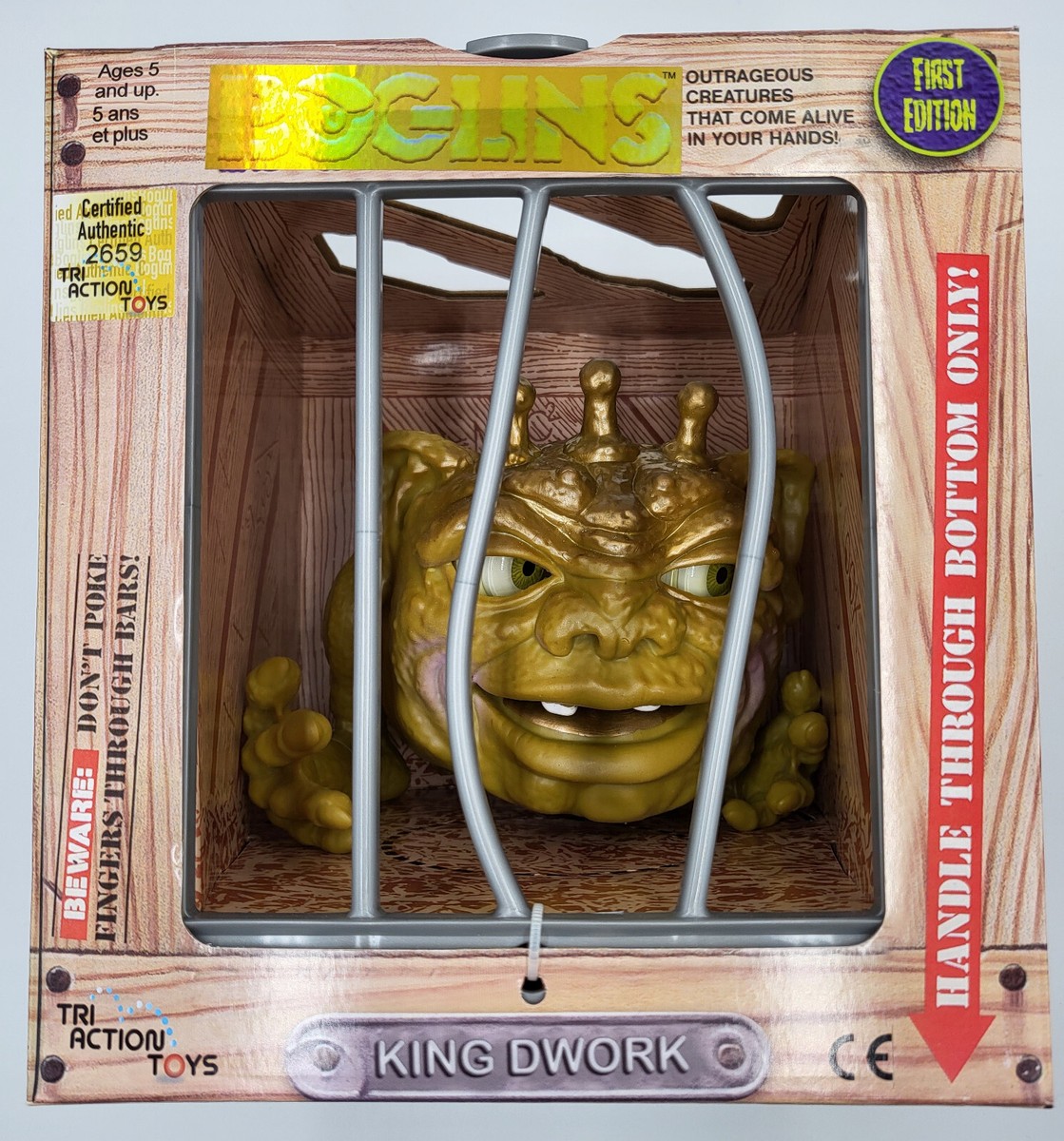 BOGLINS GOLD KING DWORK SIGNED GOLD HORNS RARE! TIM CLARKE