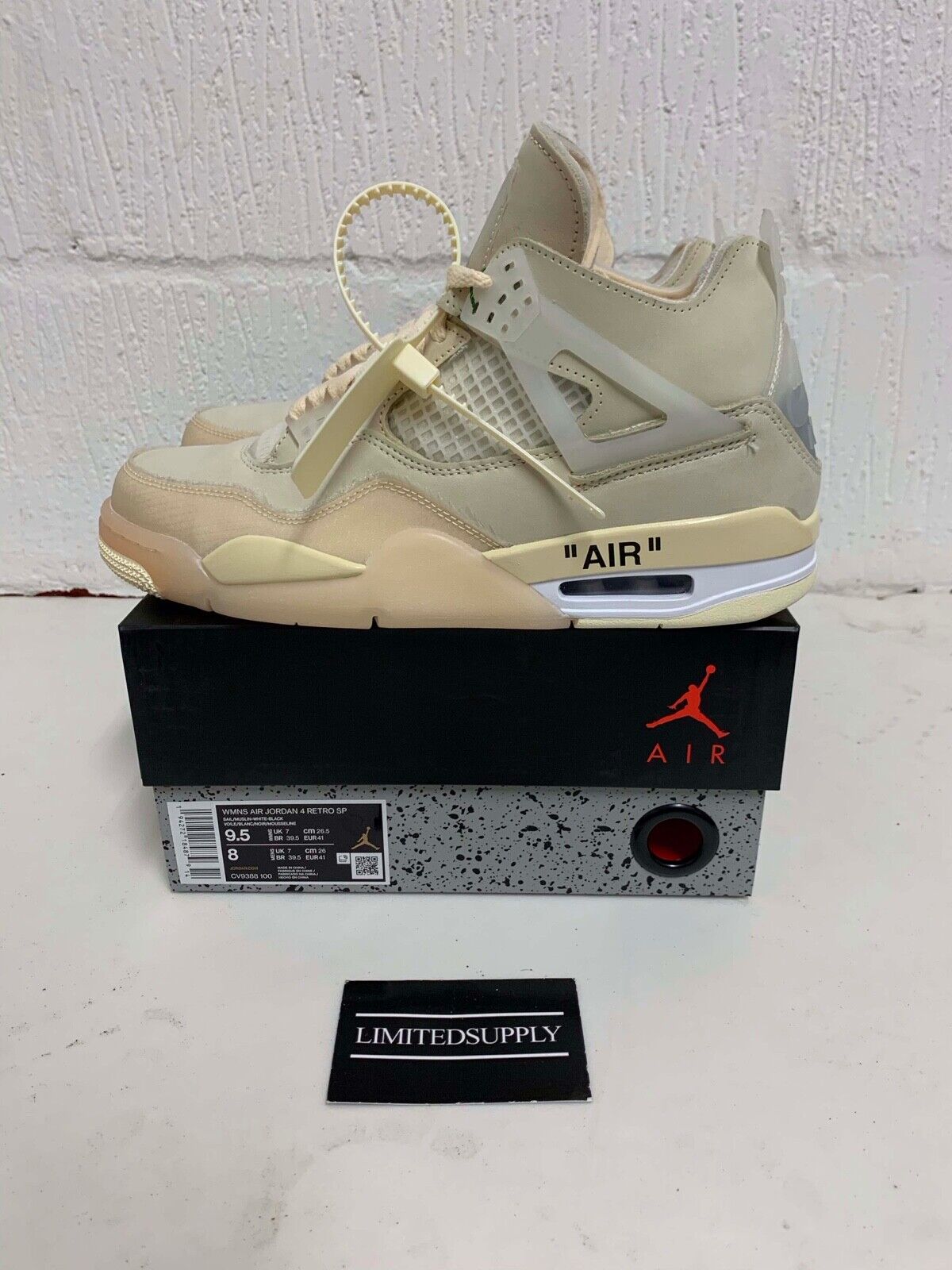 Jordan Off-White x Air Jordan 4 SP Sail W CV9388-100